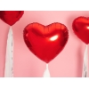 Balon foliowy Serce, 45cm, czerwony (18