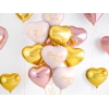 Balon foliowy Serce, 45cm, różowe złoto (18